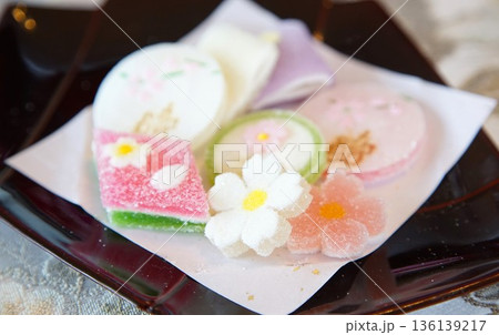 和菓子のデザート 和菓子のデザート 136139217