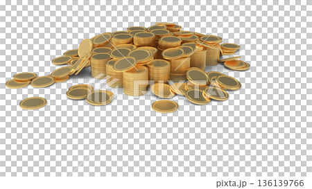 Stacked gold coins, point activity, casino image, CG Stacked gold coins, point activity, casino image, CG 136139766