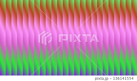 Seamless pattern of vertical bars with vibrant purple, green, and orange color gradients Seamless pattern of vertical bars with vibrant purple, green, and orange color gradients 136141554