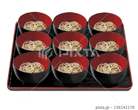 わんこそば9杯（お盆付き） 136142178