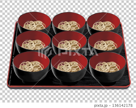 9碗萬古蕎麥麵（含托盤） 136142178