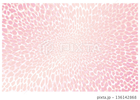 迫ってくる桜吹雪風の明るいピンクとピーチ色グレデーションのかかった抽象テクスチャー 迫ってくる桜吹雪風の明るいピンクとピーチ色グレデーションのかかった抽象テクスチャー 136142868