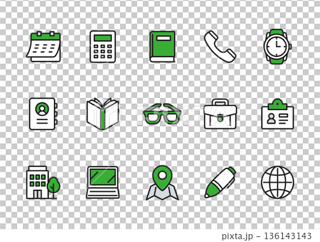 Business icon set Business icon set 136143143