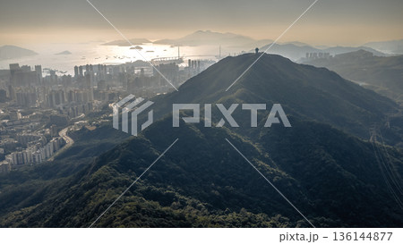 Jan 25 2026 Beacon Hill Rises Above Kowloon And Victoria Harbour 136144877