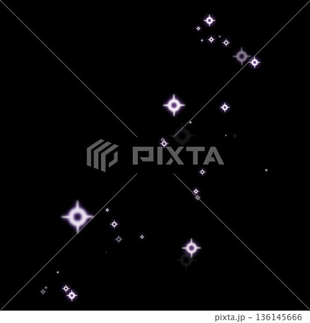 薄い紫色のキラキラが輝くシンプルな背景 136145666