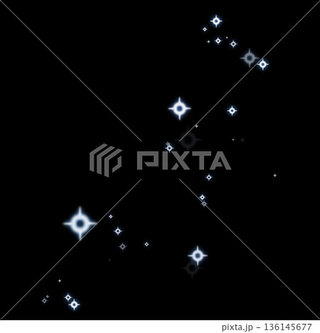 薄い青色のキラキラが輝くシンプルな背景 136145677