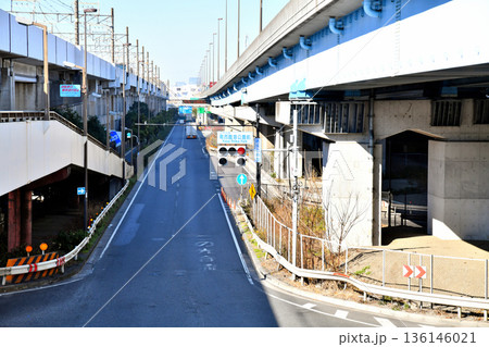 首都高速道路湾岸線 葛西入口(西行)付近(東京都江戸川区)【2026.2】 首都高速道路湾岸線 葛西入口(西行)付近(東京都江戸川区)【2026.2】 136146021