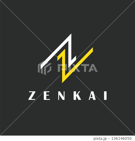 Z or N letter logo icon vector element design for branding identity. Z or N letter logo icon vector element design for branding identity. 136146050