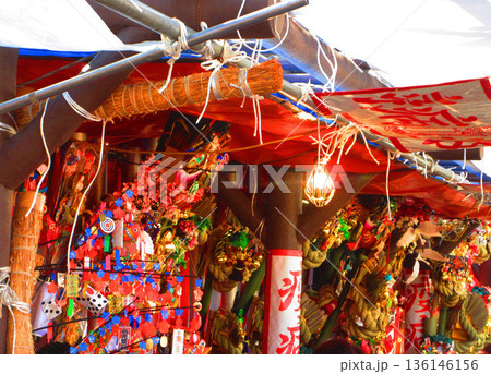 西新井大師（東京都足立区）の新年の風景（2026年撮影） 136146156