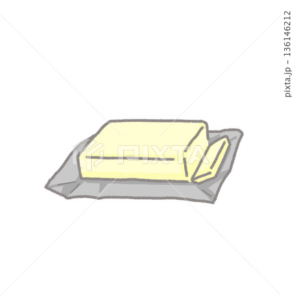 料理・お菓子作りのバター手書きイラスト素材 料理・お菓子作りのバター手書きイラスト素材 136146212
