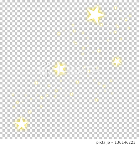 yellow glitter star illustration 136146223