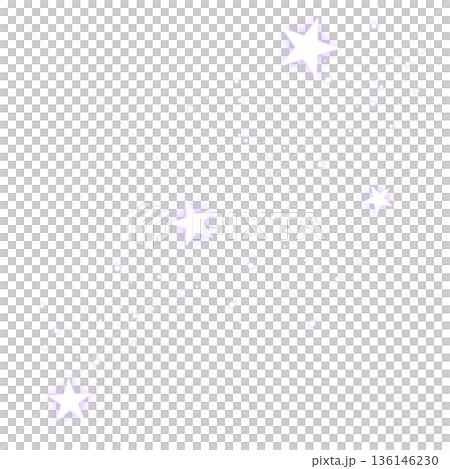 淺紫色閃亮星星插圖 136146230