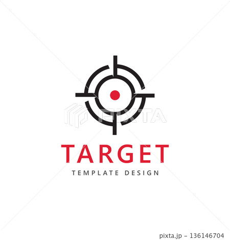 Target logo arrow direction circle target vector Target logo arrow direction circle target vector 136146704