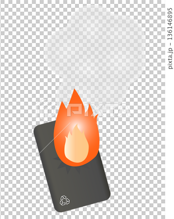 Mobile battery that caught fire | Mobile battery with built-in lithium-ion battery Mobile battery that caught fire | Mobile battery with built-in lithium-ion battery 136146895