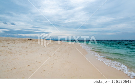 View of Bamboo island, Ko Phi Phi, Thailand. Tropical island, concept of summer vacation in paradise. View of Bamboo island, Ko Phi Phi, Thailand. Tropical island, concept of summer vacation in paradise. 136150642