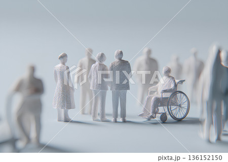 車椅子の人も自然に溶け込む温かなコミュニティの集い 136152150
