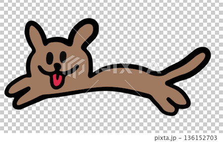 Hand drawn cute running puppy for playtime, animal decoration, dog shape, cartoon, paw friend, pet shop, vet, character, comic, mascot, adopt and rescue dog, shelter, foster home, toy, doll, home Hand drawn cute running puppy for playtime, animal decoration, dog shape, cartoon, paw friend, pet shop, vet, character, comic, mascot, adopt and rescue dog, shelter, foster home, toy, doll, home 136152703