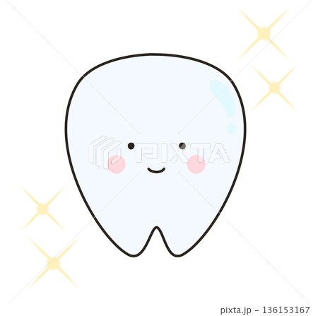 歯　歯科　健全歯 136153167