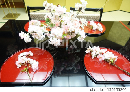 桜の花のあるお座敷 桜の花のあるお座敷 136153202