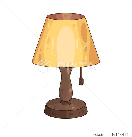 illustration of table lamp 136154456