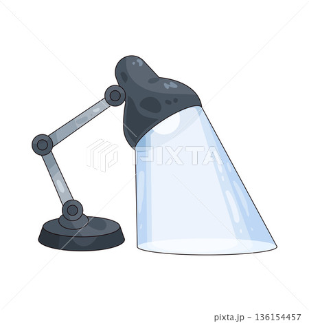 illustration of desk lamp 136154457