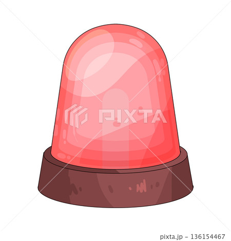 illustration of emergency light illustration of emergency light 136154467