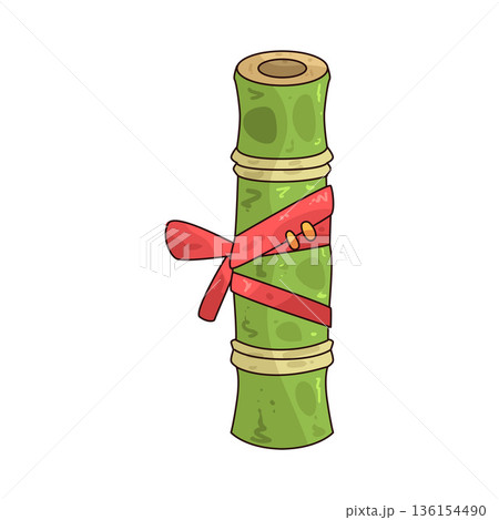 illustration of Bamboo illustration of Bamboo 136154490
