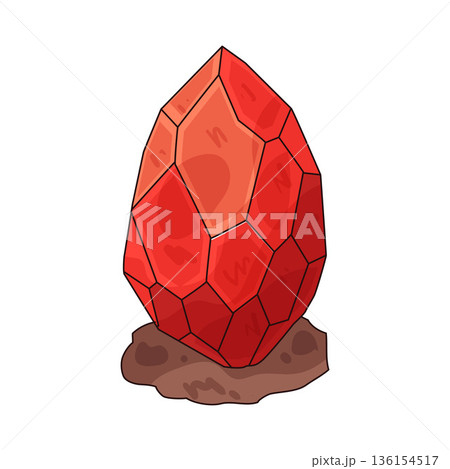 illustration of Cinnabar 136154517