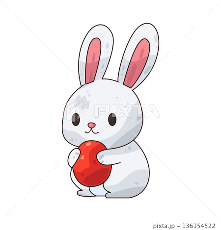 illustration of Rabbit chinese zodiac illustration of Rabbit chinese zodiac 136154522