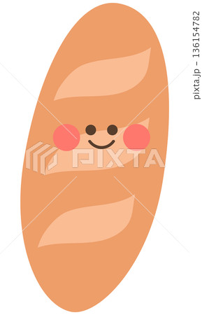 かわいいフランスパン 136154782