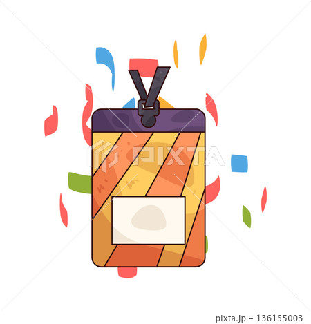 illustration of Entry Passのイラスト素材 [136155003] - PIXTA