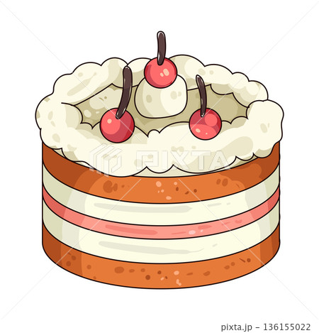 illustration of Cake illustration of Cake 136155022