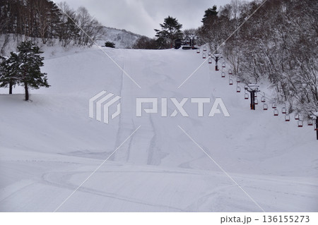 冬の磐梯山 136155273