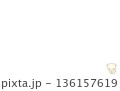 社内資料に使える 右下ワンポイントの やさしい動物イラスト（ご確認お願いします） 136157619