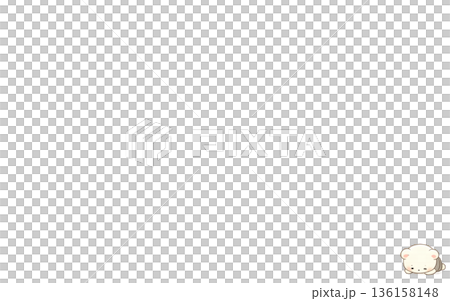 社内資料に使える 右下ワンポイントの やさしい動物イラスト(申し訳ありません) 社内資料に使える 右下ワンポイントの やさしい動物イラスト(申し訳ありません) 136158148