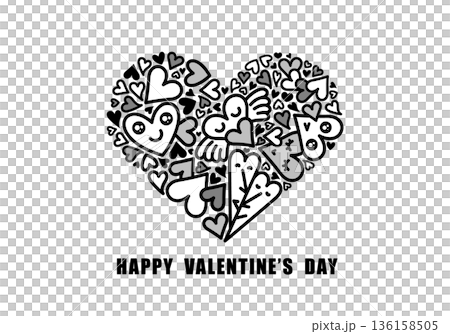 A heart made of hearts 136158505