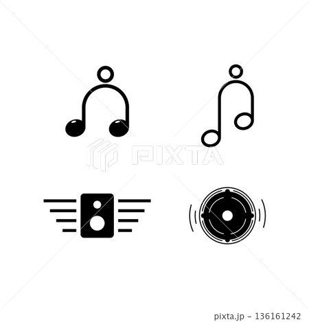Music note design 136161242