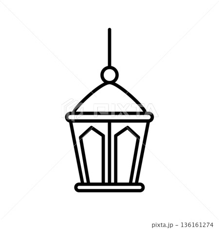 Islamic lanterns icon 136161274