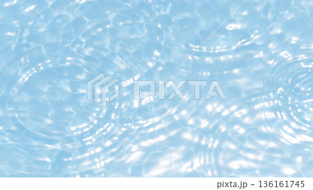 水面模様がつくる夏色のイメージ 136161745