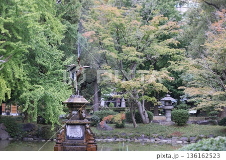 日比谷公園の鶴の噴水 日比谷公園の鶴の噴水 136162523