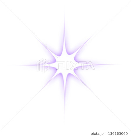 薄い紫色の強い光のエフェクト 136163060