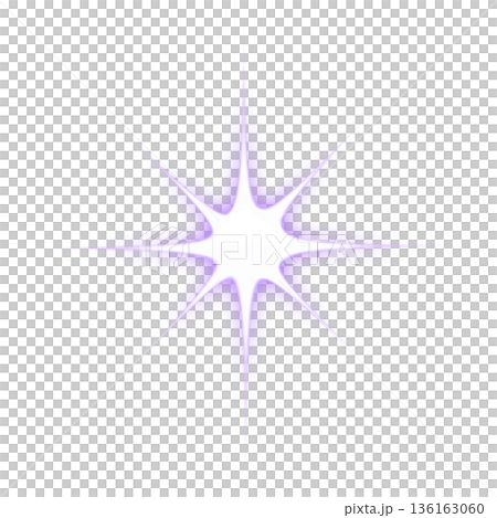 薄い紫色の強い光のエフェクト 136163060