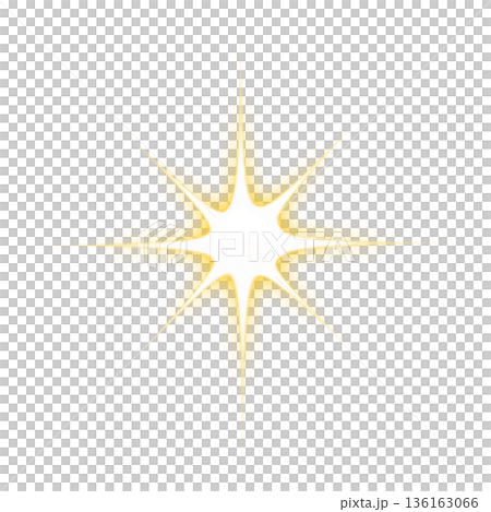 黄色の強い光のエフェクト 黄色の強い光のエフェクト 136163066