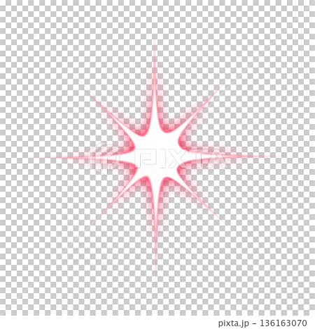 赤色の強い光のエフェクト 136163070