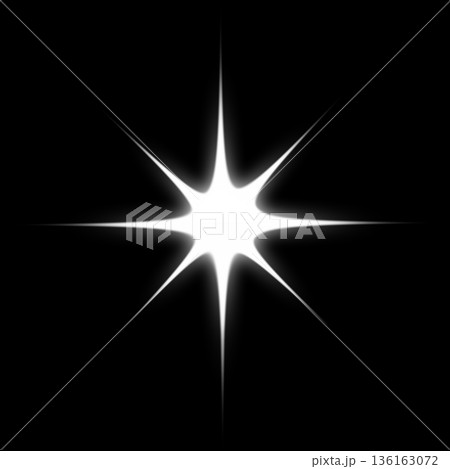白色の強い光のエフェクト 白色の強い光のエフェクト 136163072