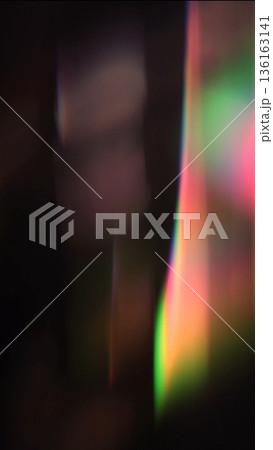 Abstract Light Leak - Rainbow Gradient Holographic Prism Effect, Dark Background, 2000s Aesthetic Abstract Light Leak - Rainbow Gradient Holographic Prism Effect, Dark Background, 2000s Aesthetic 136163141