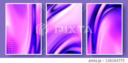 Abstract posters, iridescent liquid glass texture Abstract posters, iridescent liquid glass texture 136163775