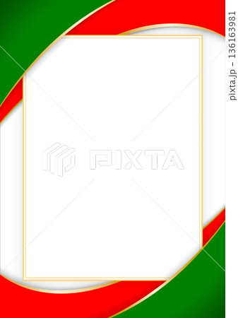 vertical frame and border with Tatar flag 136163981