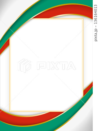 vertical frame and border with Bulgarian flag vertical frame and border with Bulgarian flag 136164013