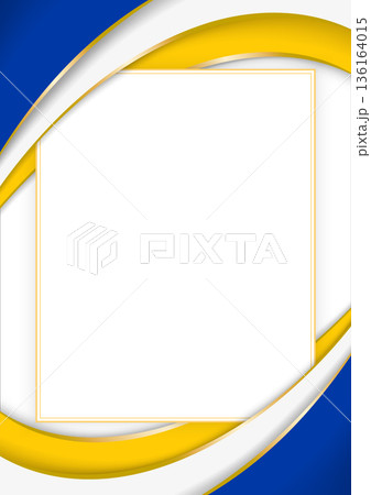 vertical frame and border with Buryat flag 136164015